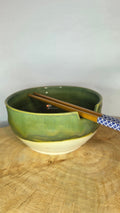 Seaweed green noodle bowl