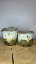 Walnut and birch milk jug