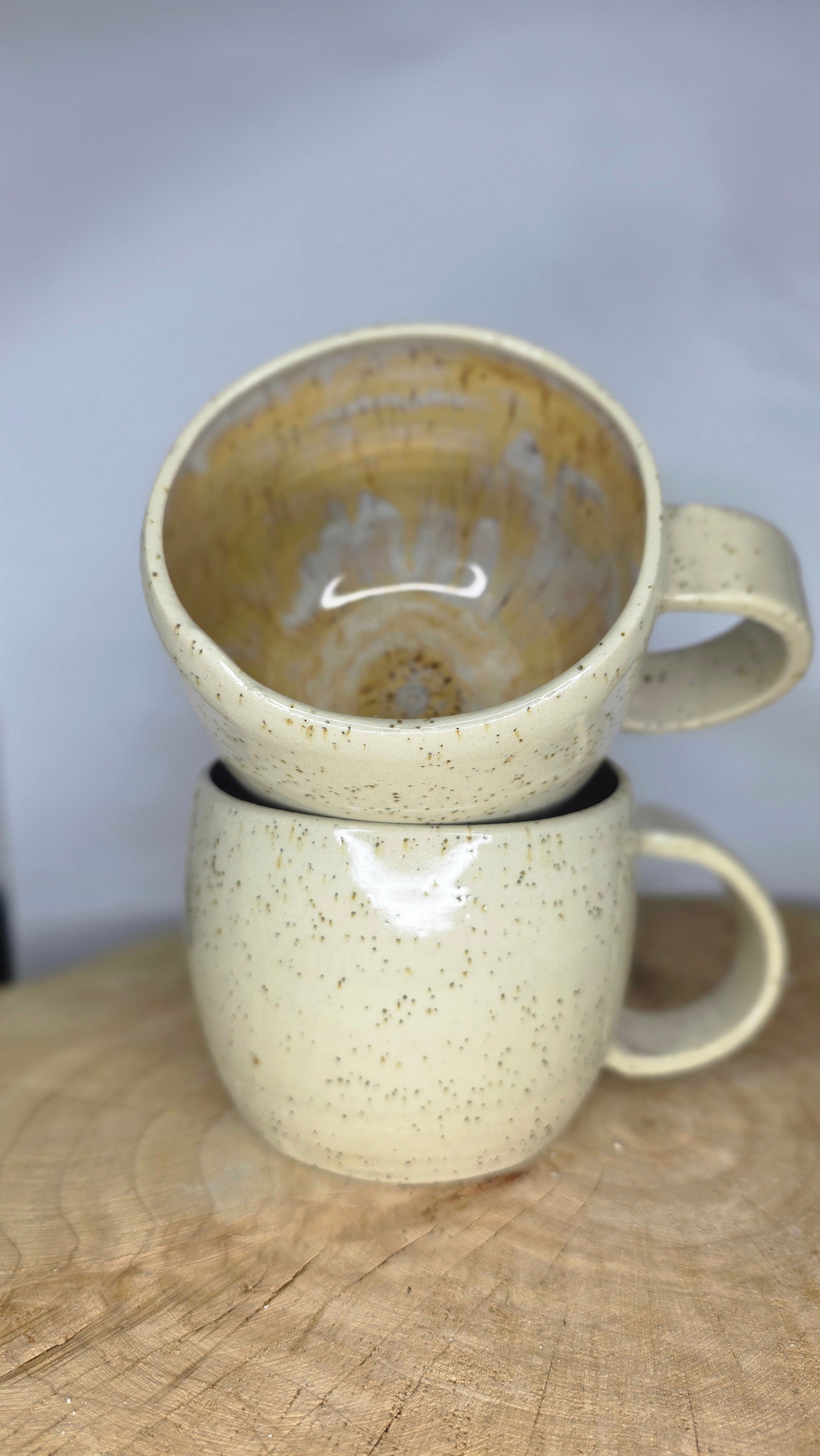 Speckle with Albany slip